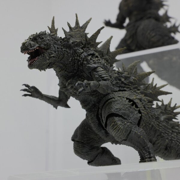 Tamashii Nations S.H.MonsterArts Godzilla [2023] ‐ the Odo Island Monster Figure on Display at Tamashii Nation 2025