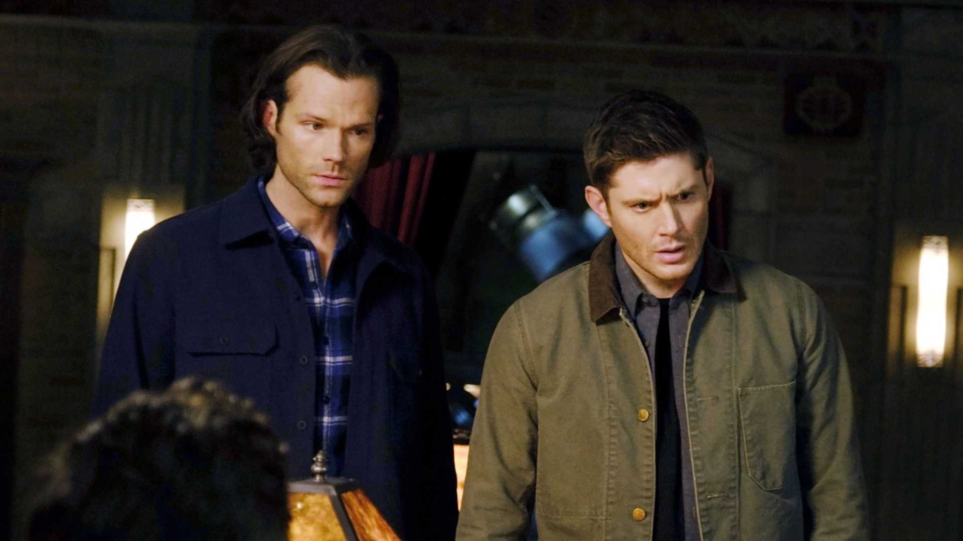Jared Padalecki and Jensen Ackles as Sam and Dean Winchester from Supernatural