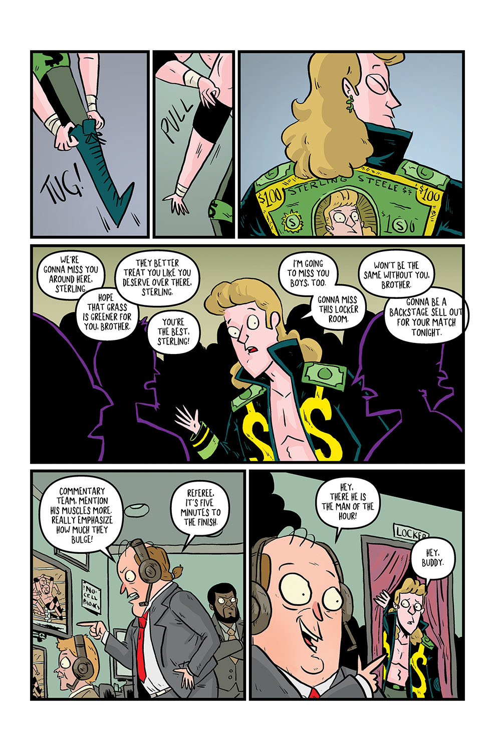 Wrestle Heist #1 Preview: Suplexes and Swindles Galore