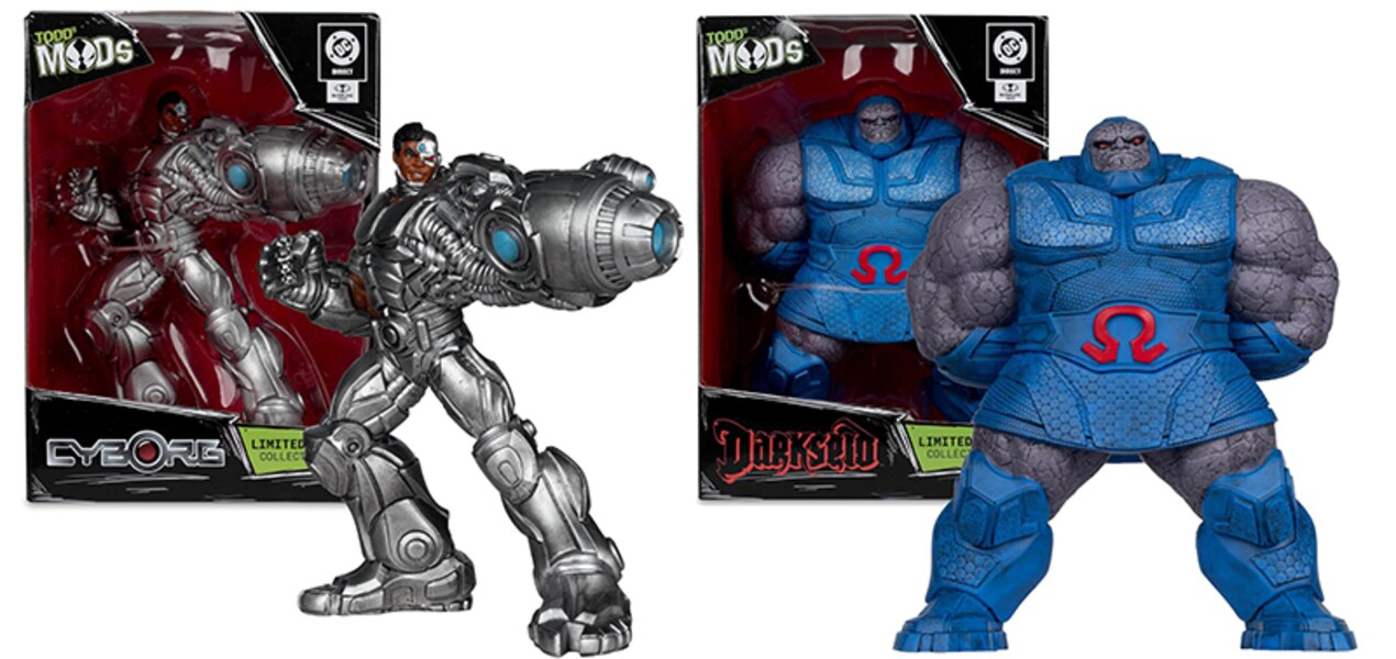 Pre-Order Alert: McFarlane Toys Todd's MODs Darkseid & Cyborg Limited Edition Collector Vinyl Figures
