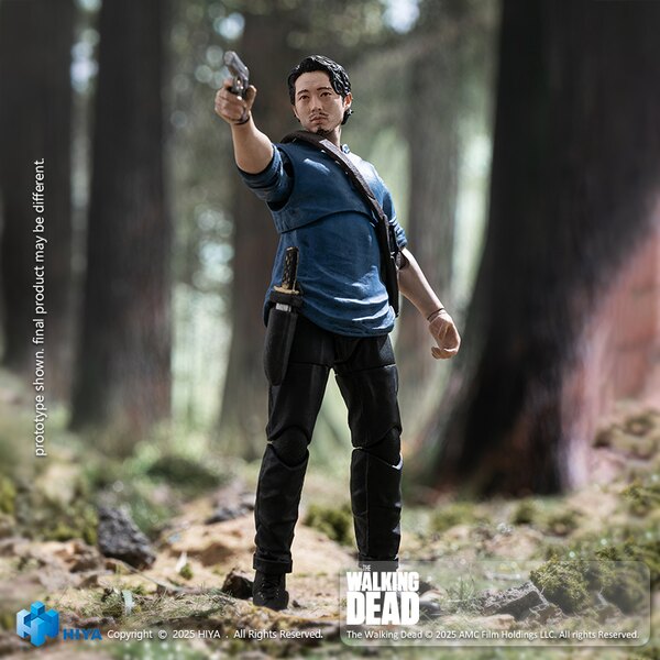 Hiya Toys Exquisite Mini Series The Walking Dead Glenn 1/18th Scale Figure