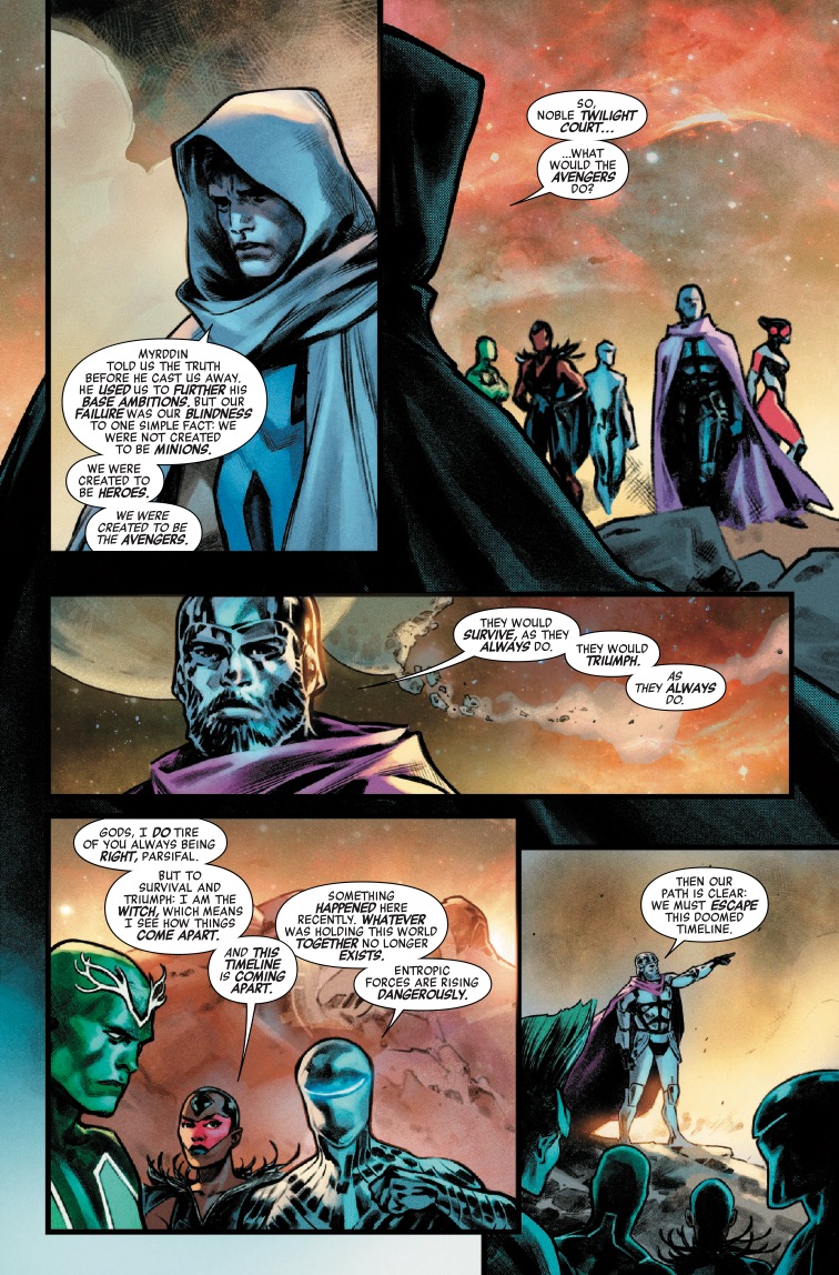 Avengers #33 Preview: Kang and Myrddin