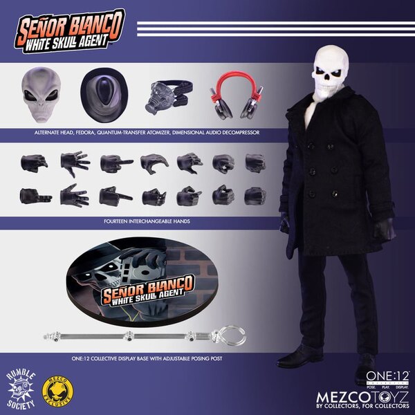 Order Alert: Mezco One:12 Collective Senor Blanco: White Skull Agent Figure