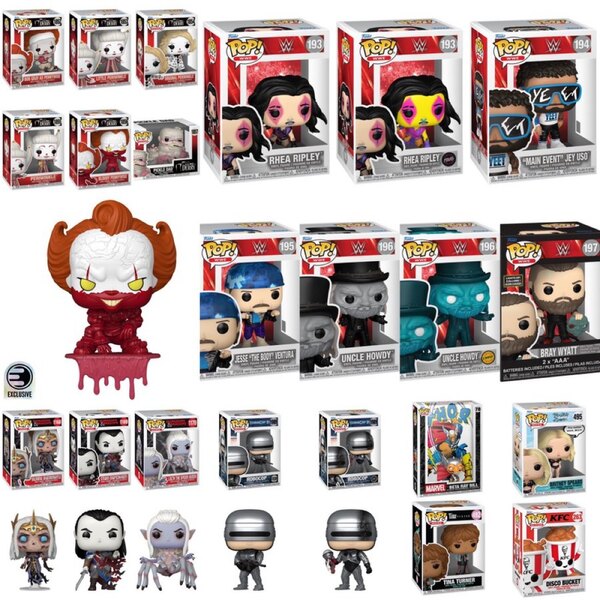 New Funko POP WWE, Welcome to Derry Pennywise & More Up For Pre-Order