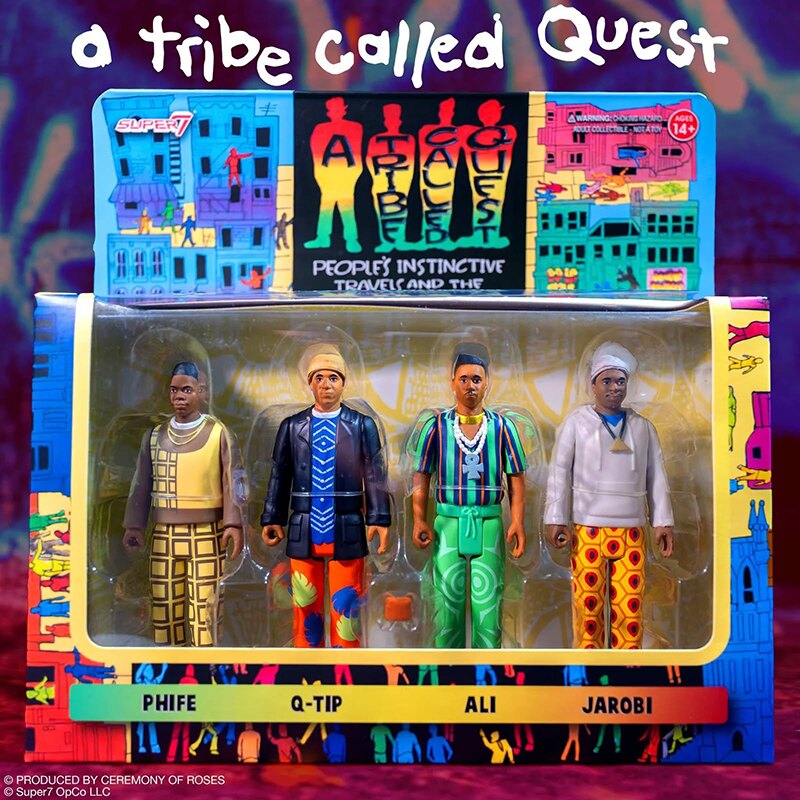 Pre-Order Alert: Super7 A Tribe Called Quest Reaction Figures Wave 01 - People's Instinctive Travels and The Paths of Rhythm (4-Pack)