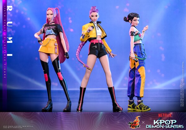 K-Pop Demon Hunters - 1/6th Scale Zoey, Mira And Rumi Figures From Hot Toys