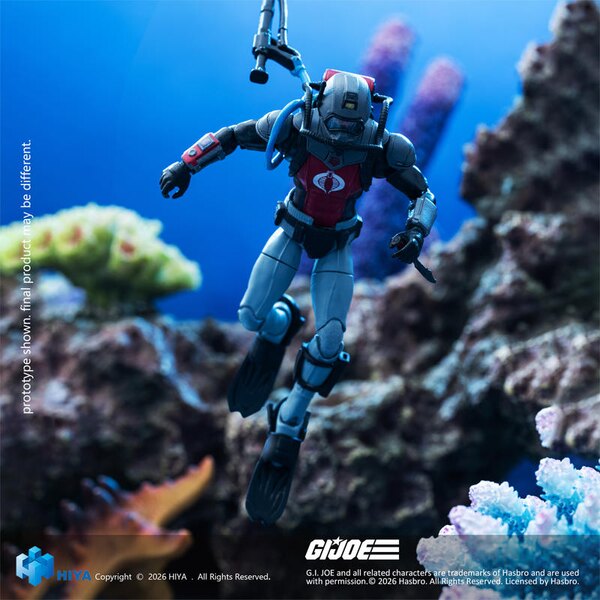 Hiya Toys Exquisite Mini Series G.I.Joe Cobra Eel 1/18 Scale Figure