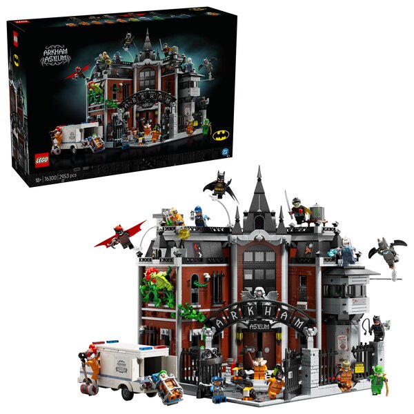 Arkham Asylum 76300 Batman Set From LEGO Available On Amazon
