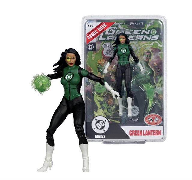 Pre-Order Alert: McFarlane Toys DC Direct Page Punchers Green Lantern (Jessica Cruz) Red Platinum Edition Figure