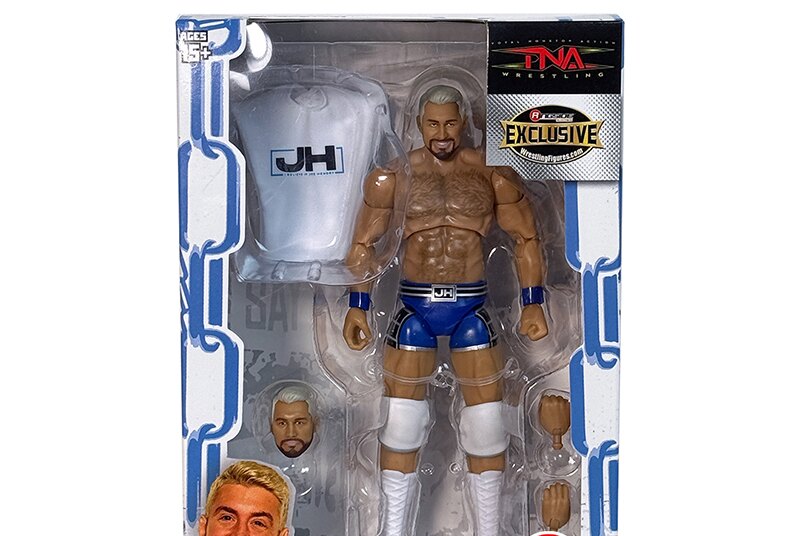 Ringside Collectibles Unsanctioned TNA Exclusive Joe Hendry I Believe Edition (Black Designs) Figure