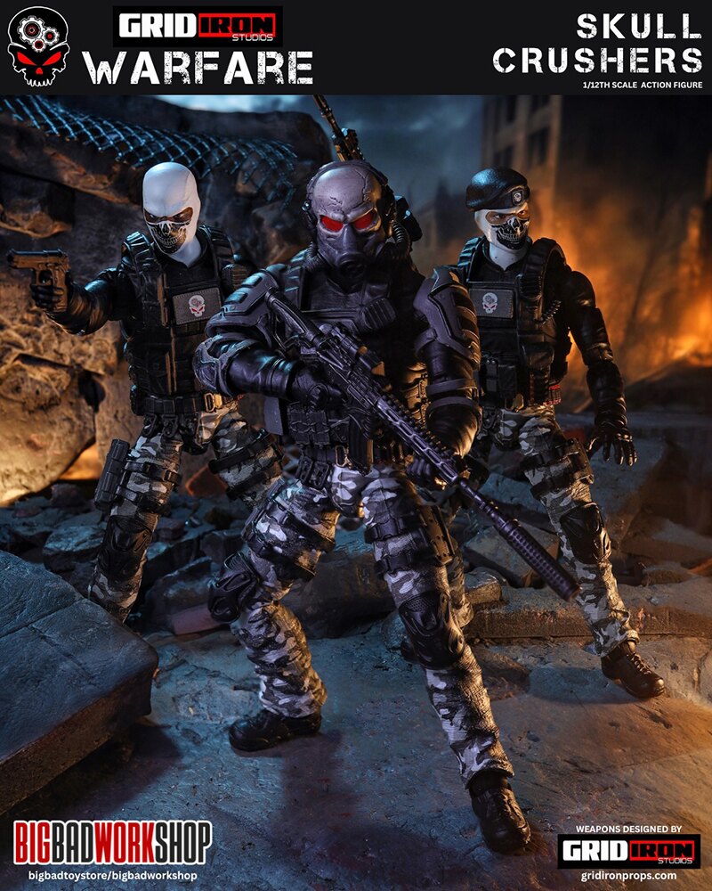 BigBadWorkShop x Gridiron Studios presents the Gridiron Warfare Skull Crushers Coming January 30th