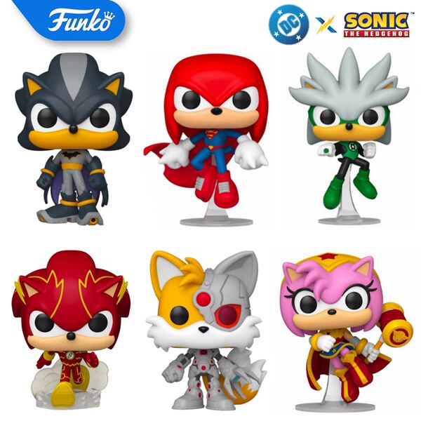 Pre-Order Alert: Funko Sonic the Hedgehog X DC Comics POP! Vinyl Figures