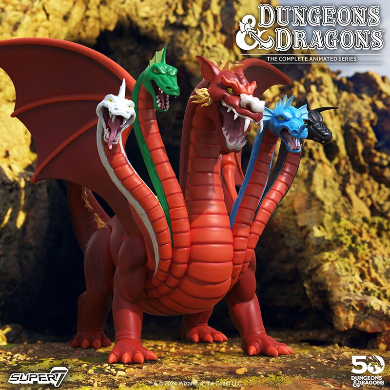 Collector's Alert: Super7 Dungeons and Dragons ULTIMATES! Tiamat Vinyl Figure Available at Discounted Price