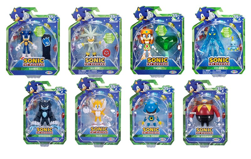 Jakks Pacific Sonic the Hedgehog 35th Anniversary Wave 24 Figures