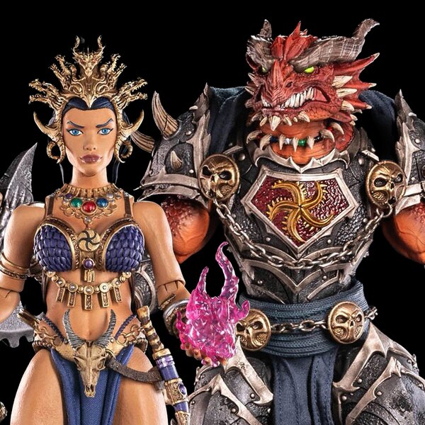Pre-Order Alert: Four Horsemen Studios Joe Manganiello’s Aksana & Arkhan the Cruel - Infinite Legions Action Figures
