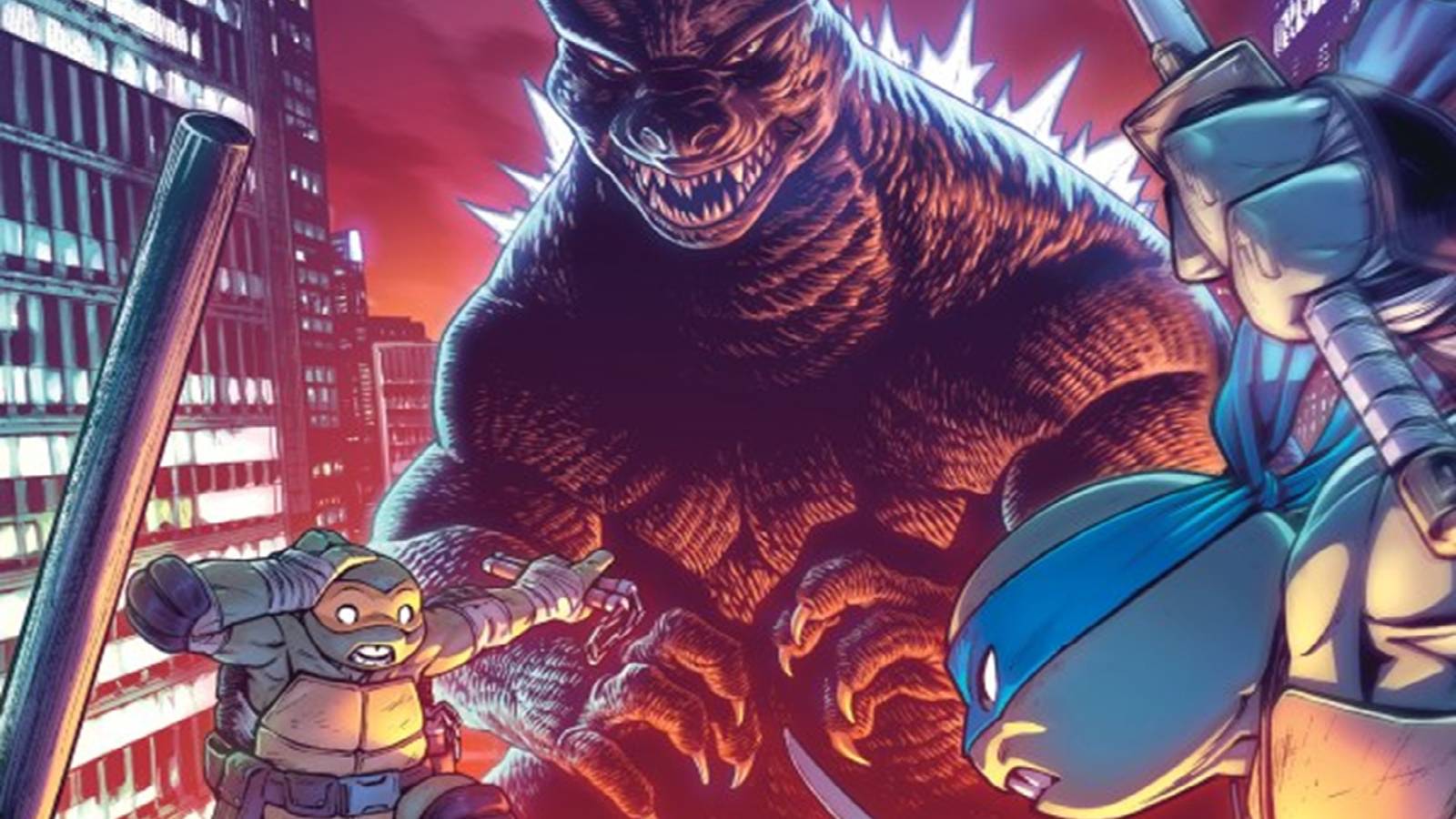 The Teenage Mutant Ninja Turtles Try to Fight Godzilla With...Brotherhood?!