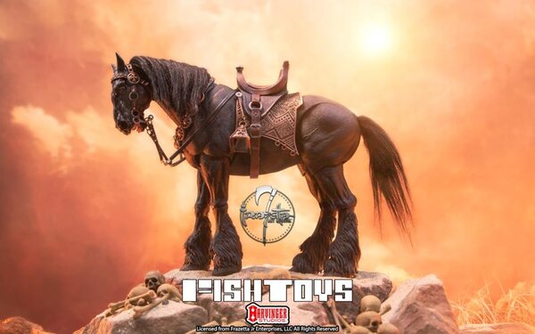 Fish Toys and Frazetta Art Museum Death Dealer’s Warhorse for Savage Crucible Death Dealer