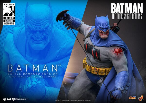 Batman: The Dark Knight Returns - 1/6th scale Batman (Battle Damaged Version) Figure From Hot Toys