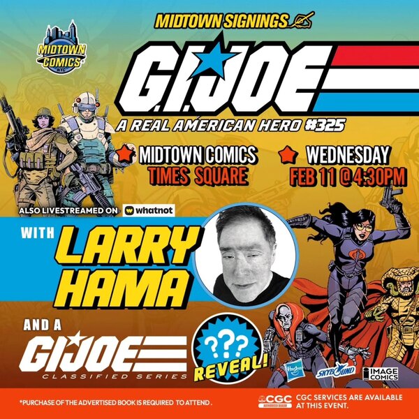 G.I. Joe Classified Reveal Coming With Larry Hama Next Wednesday (2/11)!?!