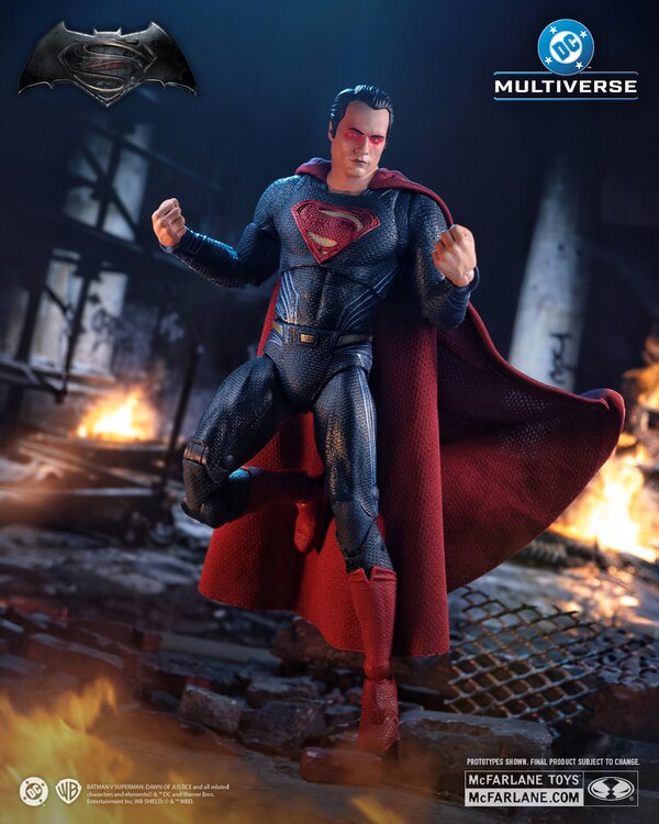 McFarlane Toys DC Multiverse Batman vs Superman: Dawn of Justice Heat Vision Superman Pre-Order Opens April 9th
