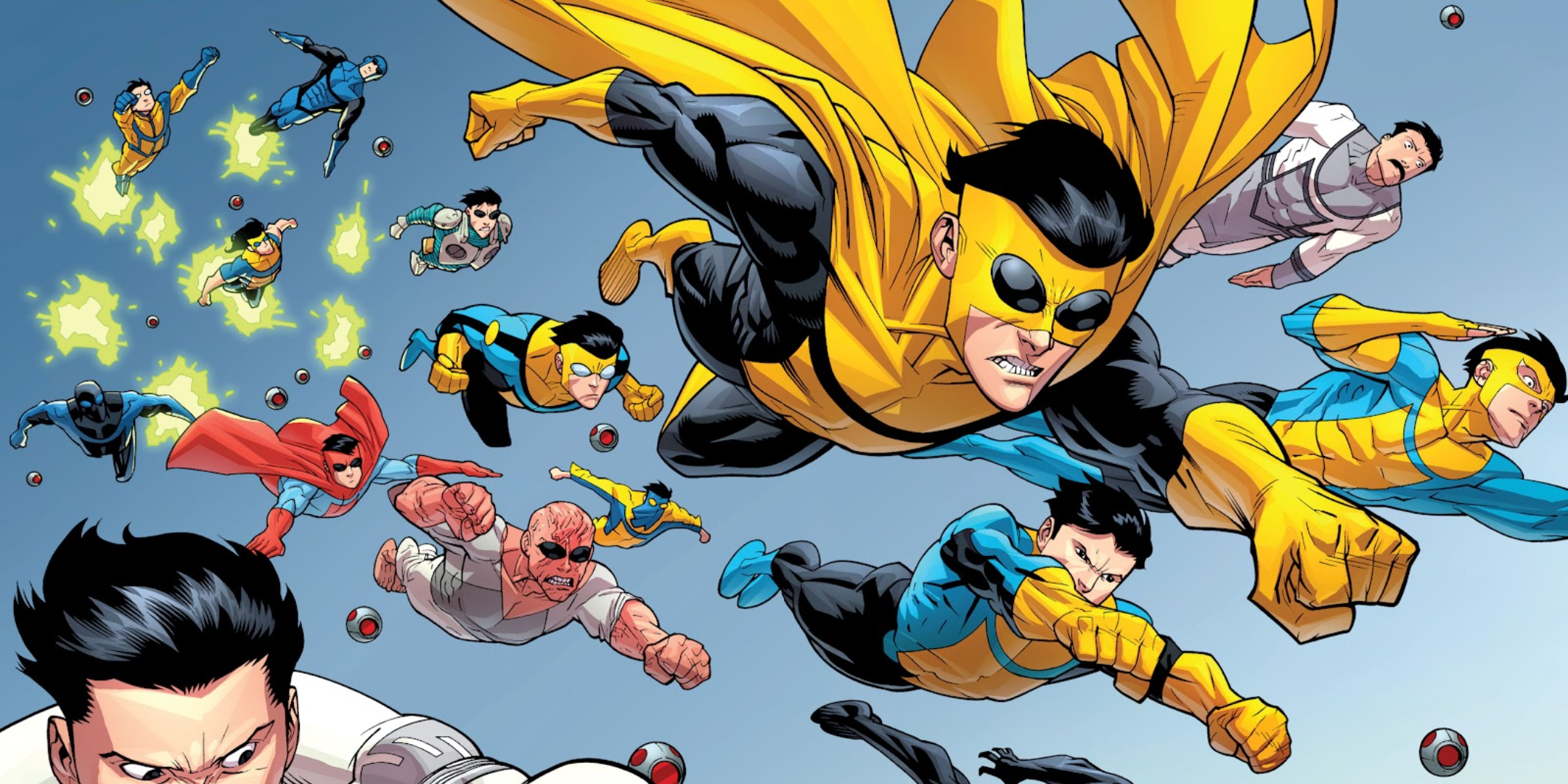 An army of Invincibles from across the multiverse descend on Earth.