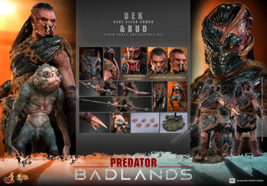 Pre-Order Alert: Hot Toys Predator: Badlands - Dek (Bone Bison Armor) and Bud 1/6th Scale Collectible Set