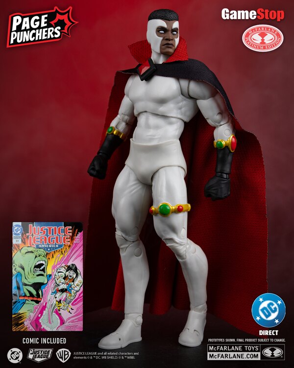 DC Page Punchers Red Platinum Bloodwynd (Justice League #77) Figure Coming April 15