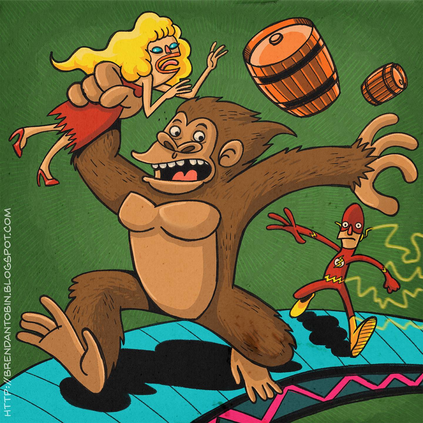 The Flash versus Donkey Kong