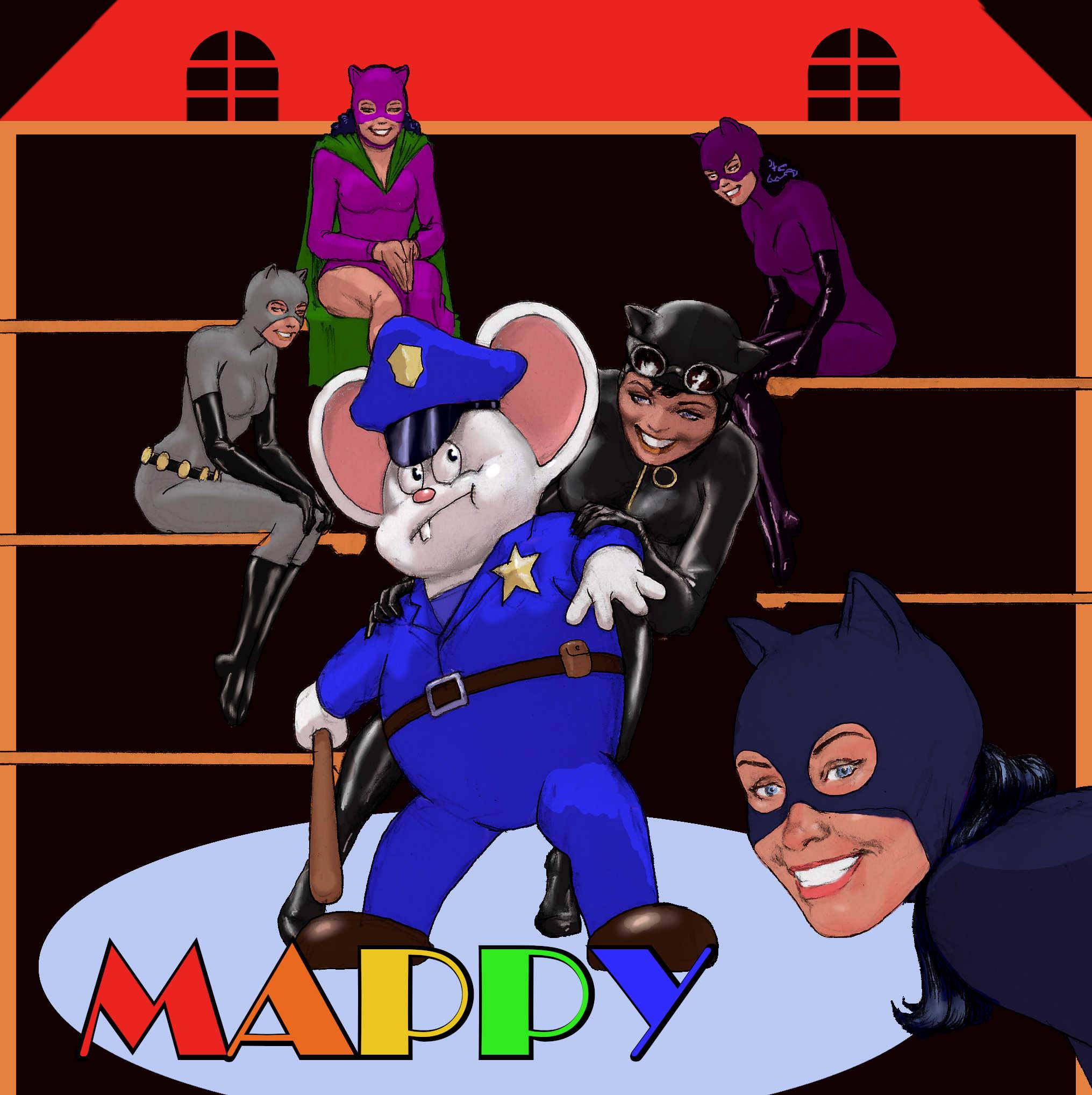 Catwoman appears in Mappy