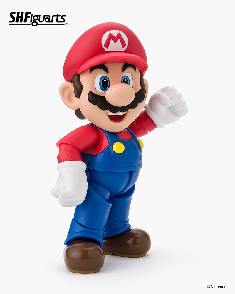 Bandai Tamashii Nations S.H.Figuarts Mario (Super Mario) Action Figure Re-release