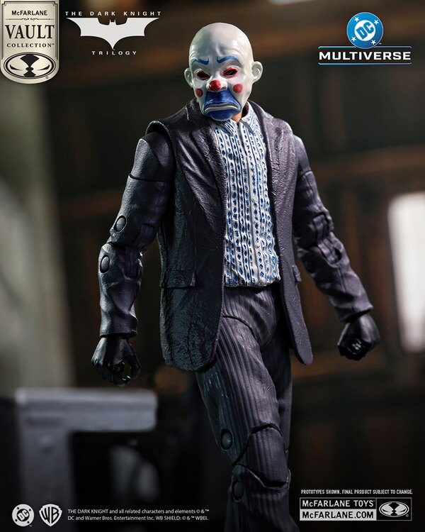 McFarlane Toys DC Multiverse Vault Edition Bank Robber Joker (The Dark Knight) Figure Coming May 8th!