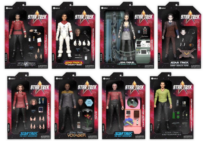 BBTS In-Stock Alert: Nacelle Star Trek 1/12 Scale Wave 1 Action Figures