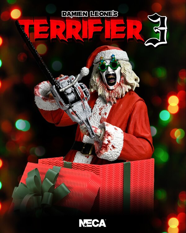 NECA Terrifier 3 - Ultimate Bloody Santa Suit Art the Clown 7” Scale Action Figure