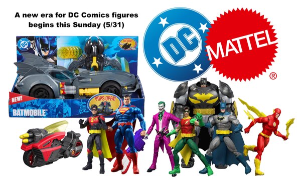 Mattel's New DC Core Products Launching
