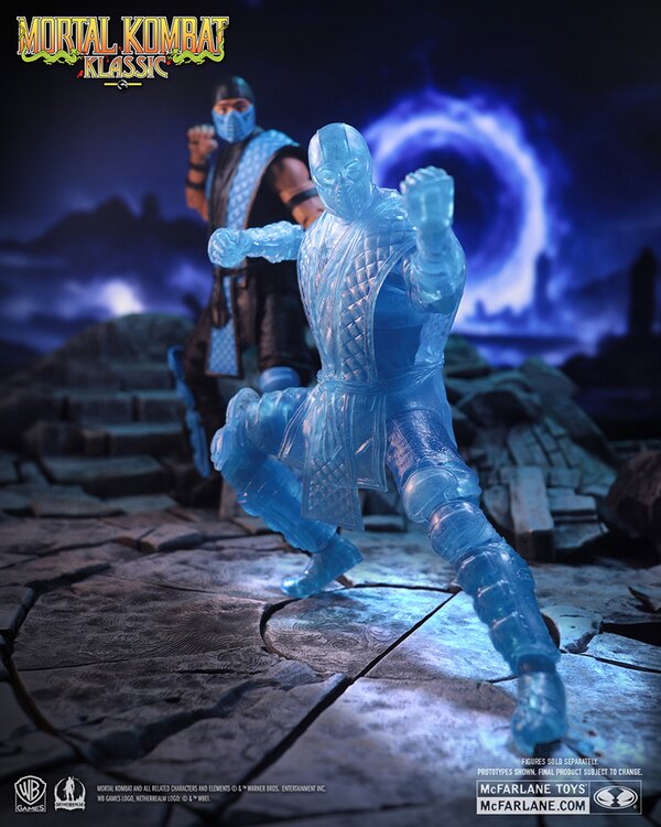 McFarlane Toys Mortal Kombat Klassic Sub-Zero (Ice Clone) Figure