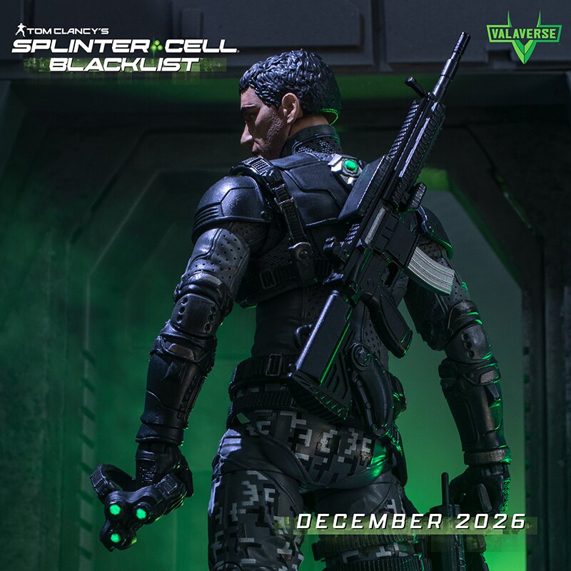 Valaverse Premium Splinter Cell 1/12 Scale Sam Fisher Figure is Coming in 2026!