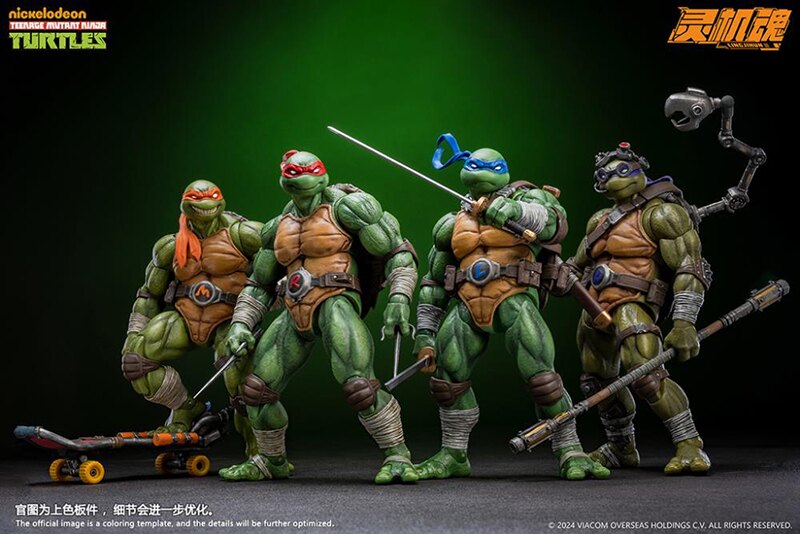 LingJiHun Teenage Mutant Ninja Turtles Figures Available Again to Pre-Order