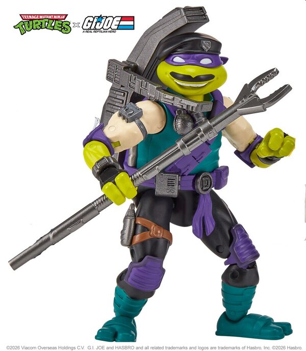 Playmates Teenage Mutant Ninja Turtles x G.I. Joe Crossover Toys