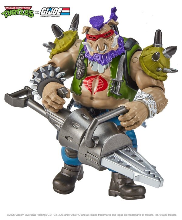 Playmates Teenage Mutant Ninja Turtles x G.I. Joe Crossover Toys