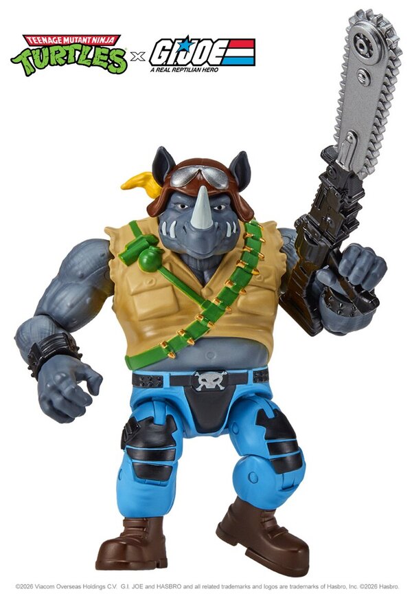 Playmates Teenage Mutant Ninja Turtles x G.I. Joe Crossover Toys