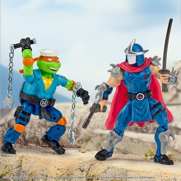 Playmates Teenage Mutant Ninja Turtles x G.I. Joe Crossover Toys