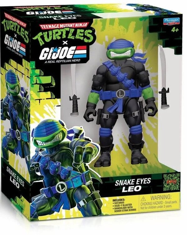 Playmates Teenage Mutant Ninja Turtles x G.I. Joe Crossover Toys