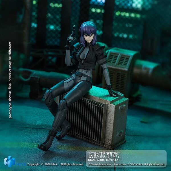 Hiya Toys Exquisite Super Series Ghost In The Shell - Motoko Kusanagi (Battle Suit Version) 1/12 Scale Action Figure