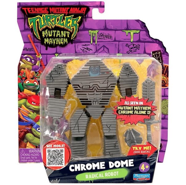 Pre-Order Alert: Playmates Teenage Mutant Ninja Turtles: Mutant Mayhem Chrome Dome Radical Robot Figure