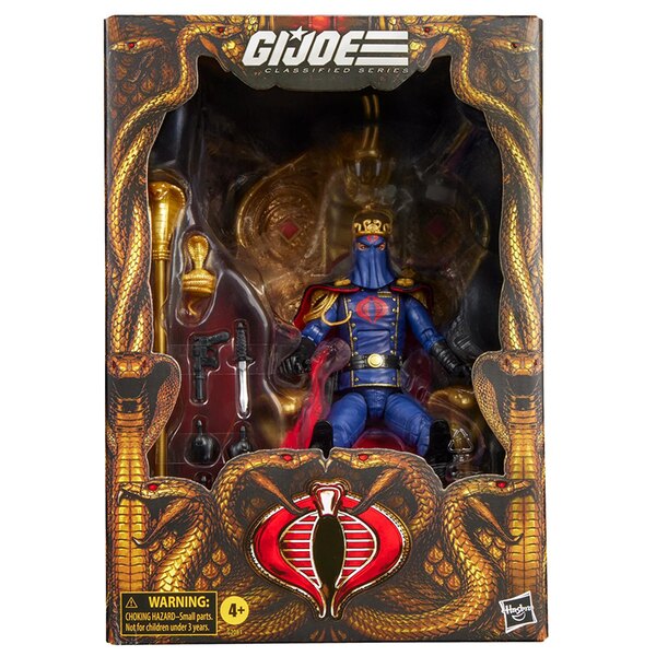 Pre-Order Alert 2: Hasbro G.I. Joe Classified Series Hooded Cobra Commander with Throne Set