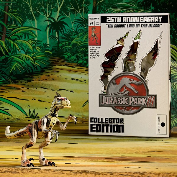 2026 Mattel Jurassic World Hammond Collection Velociraptor SDCC Exclusive Image 1