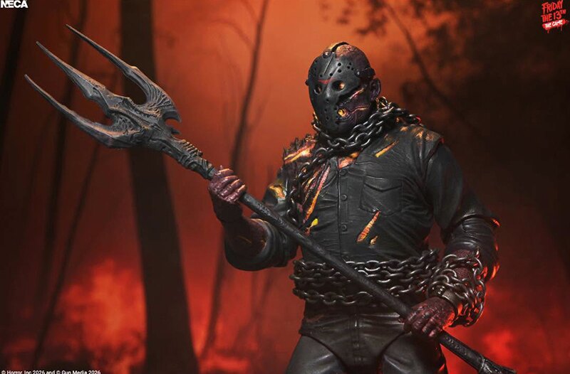 NECA Friday the 13th The Game Ultimate Savini Jason 7 inch action figure