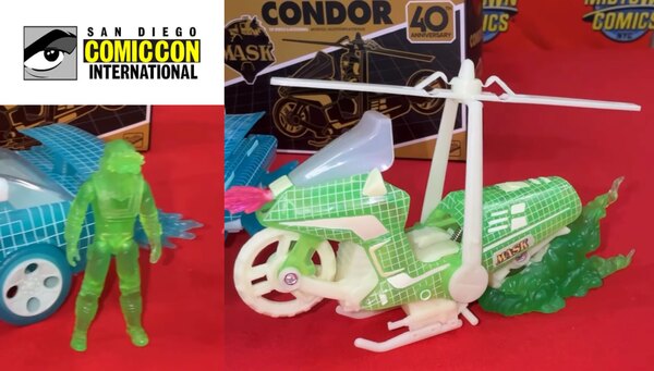2026 SDCC Exclusive M.A.S.K. Thunderhawk And Condor Translucent Hologram Series Vehicles