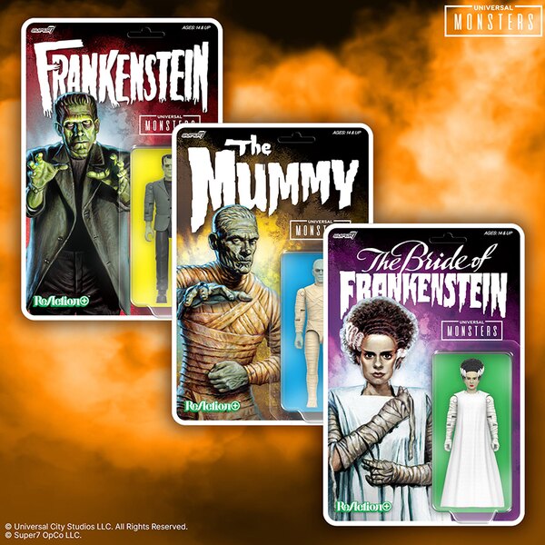 Pre-Order Alert: Super7 Universal Monsters ReAction+ Wave 2 Figures