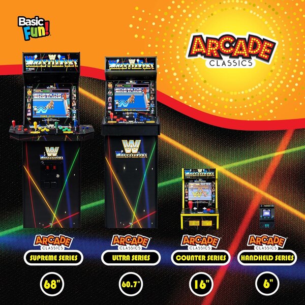 Arcade Classics WWE Wrestlefest Ultra Series Home Arcade Cabinet